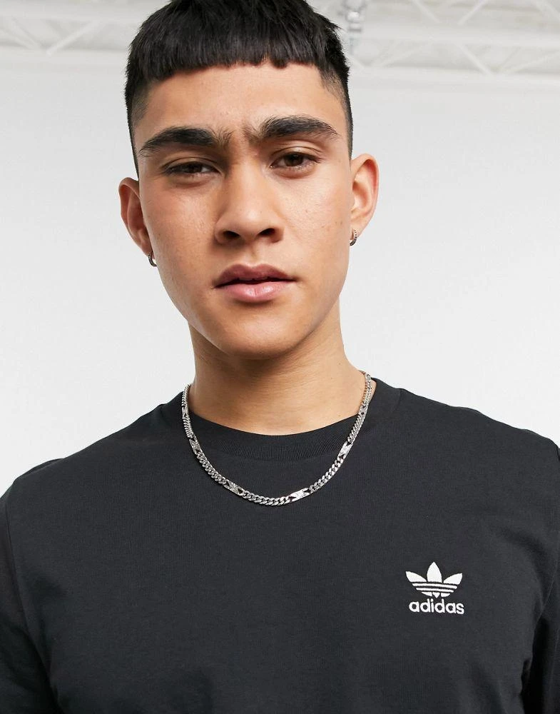 商品Adidas|adidas Originals essentials t-shirt in black with small logo,价格¥204,第2张图片详细描述