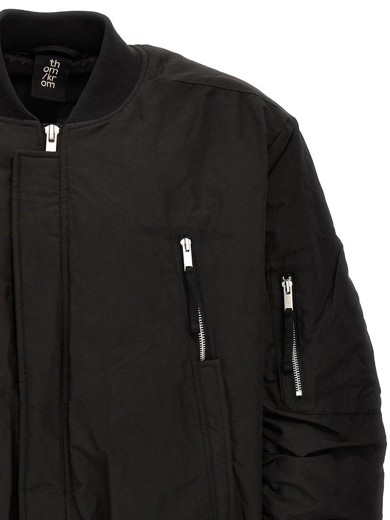 商品THOM KROM|THOM KROM BLACK COTTON BOMBER CASUAL JACKET,价格¥3050,第3张图片详细描述