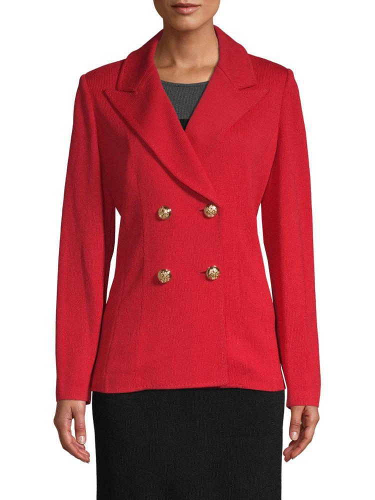 商品St. John|Santana Knitted Blazer,价格¥3749,第1张图片