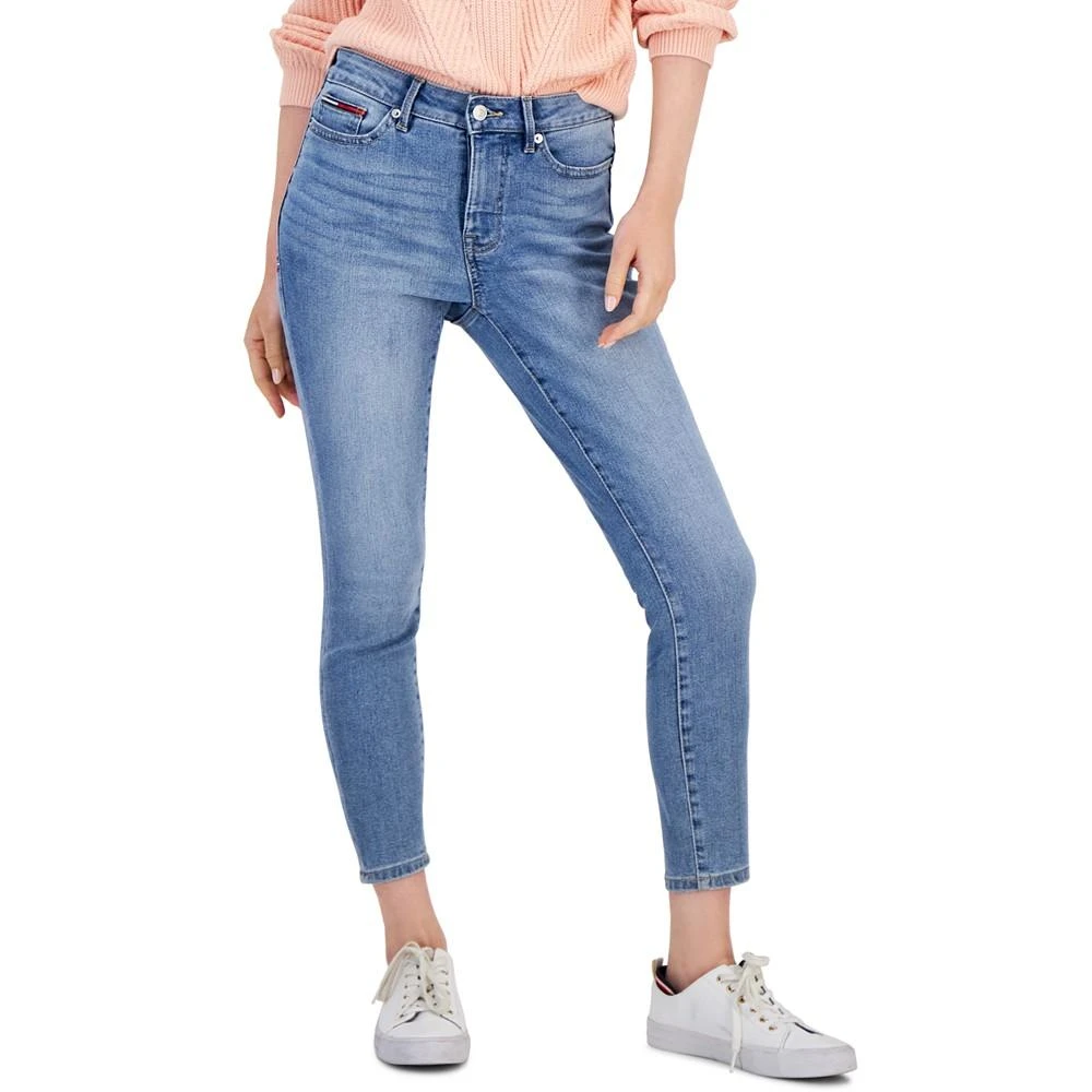 商品Tommy Hilfiger|TH Flex Curvy Skinny Ankle Jeans,价格¥176,第1张图片