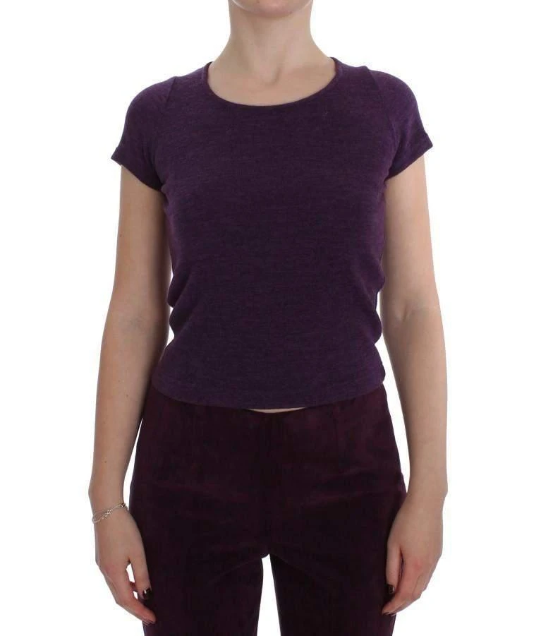 商品BENCIVENGA|BENCIVENGA  Purple Wool Suit T-Shirt Set,价格¥3227,第5张图片详细描述