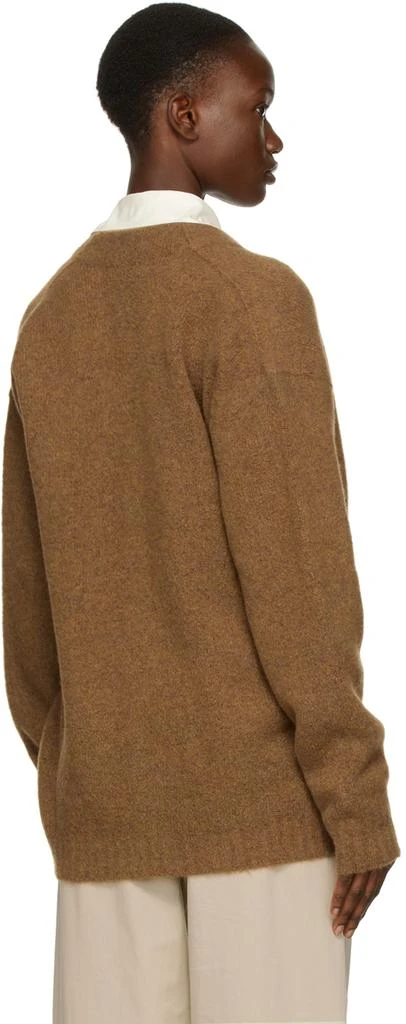 商品Lemaire|Brown Oversized Knit Cardigan,价格¥4282,第3张图片详细描述