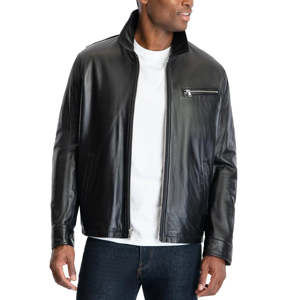 商品Michael Kors|Men's James Dean Leather Jacket, Created for Macy's,价格¥2685,第2张图片详细描述