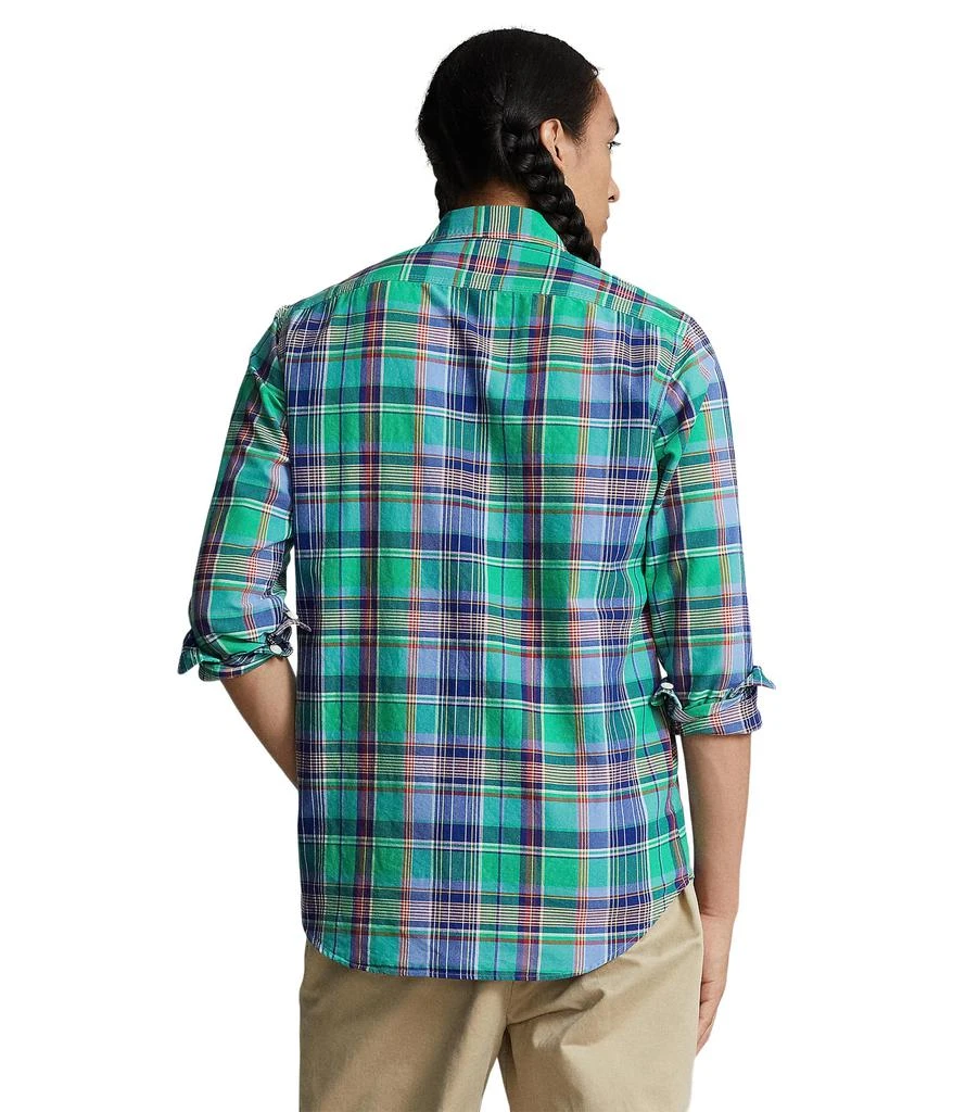 商品Ralph Lauren|Classic Fit Plaid Oxford Workshirt,价格¥588,第2张图片详细描述