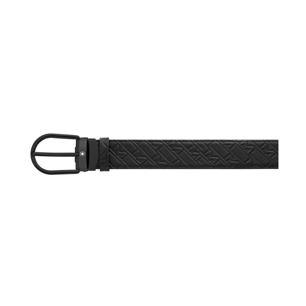 Men's Horseshoe Buckle Leather Belt商品第1张图片规格展示