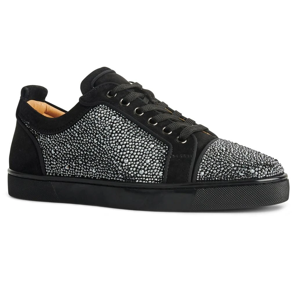 商品Christian Louboutin|Christian Louboutin Louis Junior Strass Black Sneaker,价格¥8285,第2张图片详细描述