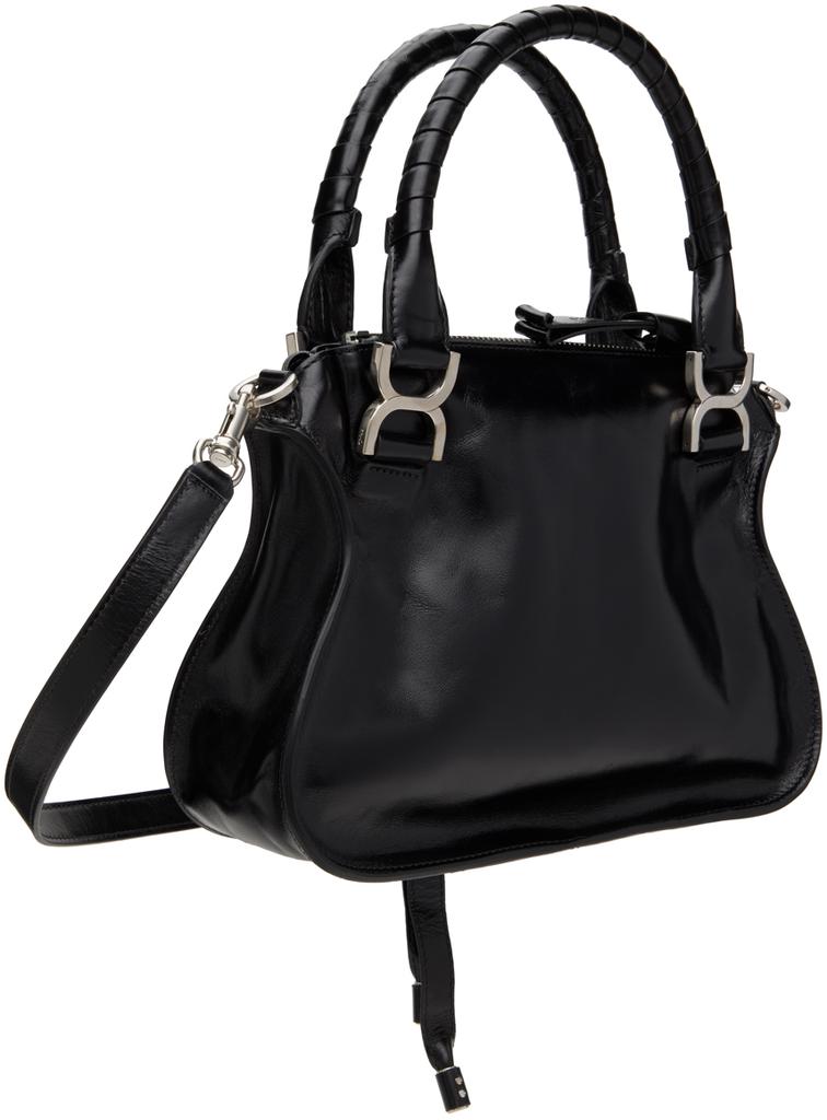 outlet【Chloe】クロエ☆Marcie Black Large ハンドバッグ Luxury handbag - Marcie Chloé handbag in black leather with