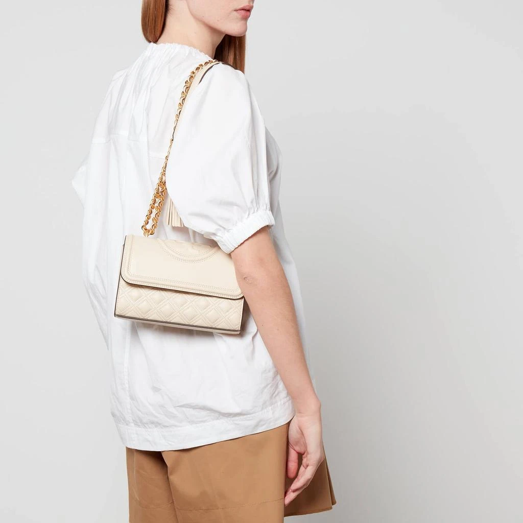 商品Tory Burch|Tory Burch Women's Fleming Small Shoulder Bag - New Cream,价格¥5193,第2张图片详细描述