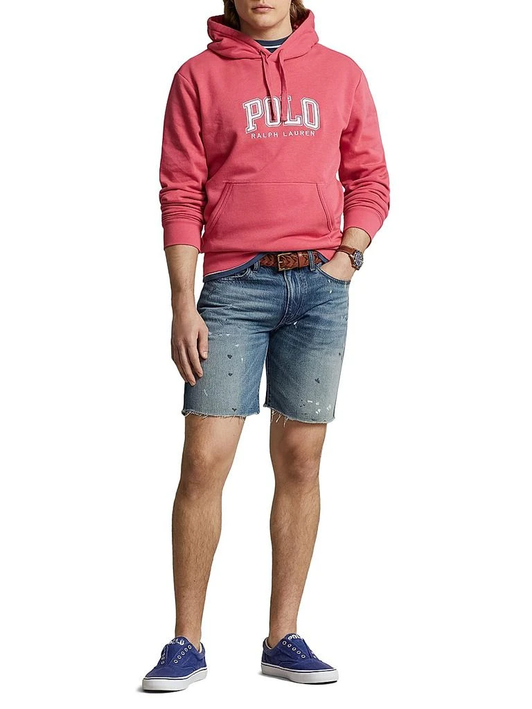 商品Ralph Lauren|Logo-Embroidered Cotton-Blend Hoodie,价格¥624,第2张图片详细描述