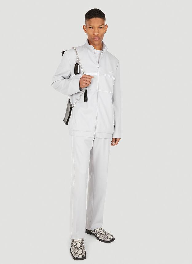 商品Martine Rose|Tailored Track Jacket in Grey,价格¥3405,第4张图片详细描述