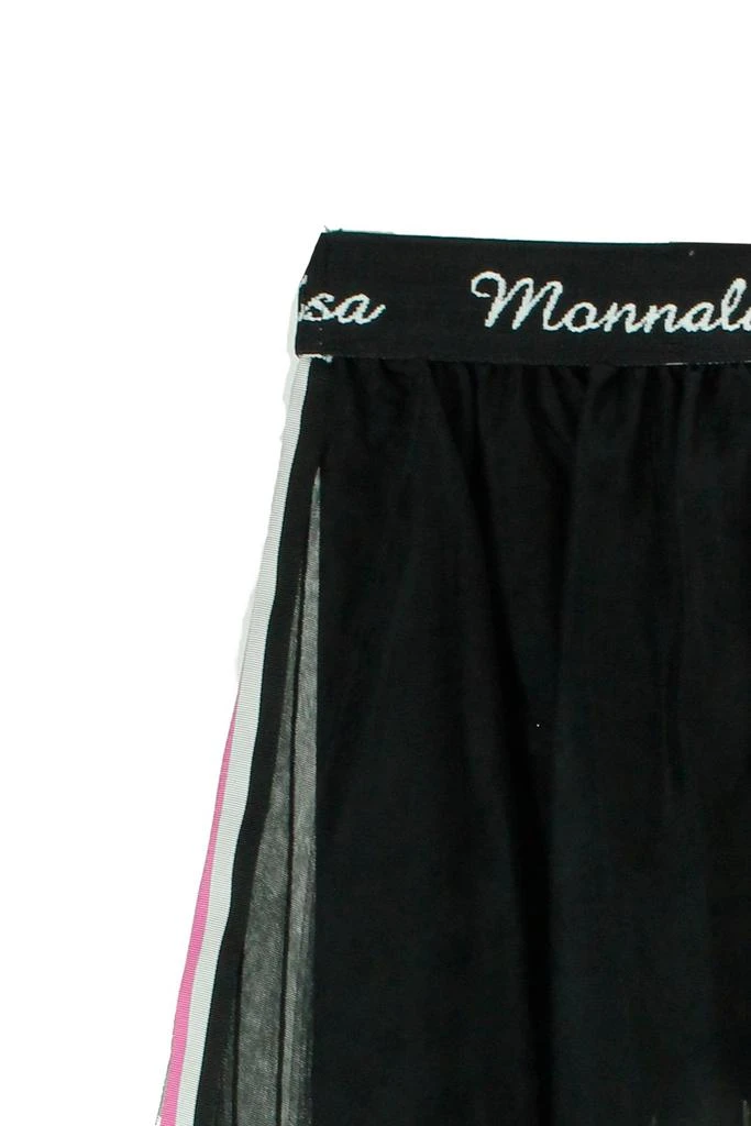 商品MONNALISA|Monnalisa Logo Waist Tulle Skirt,价格¥571,第3张图片详细描述