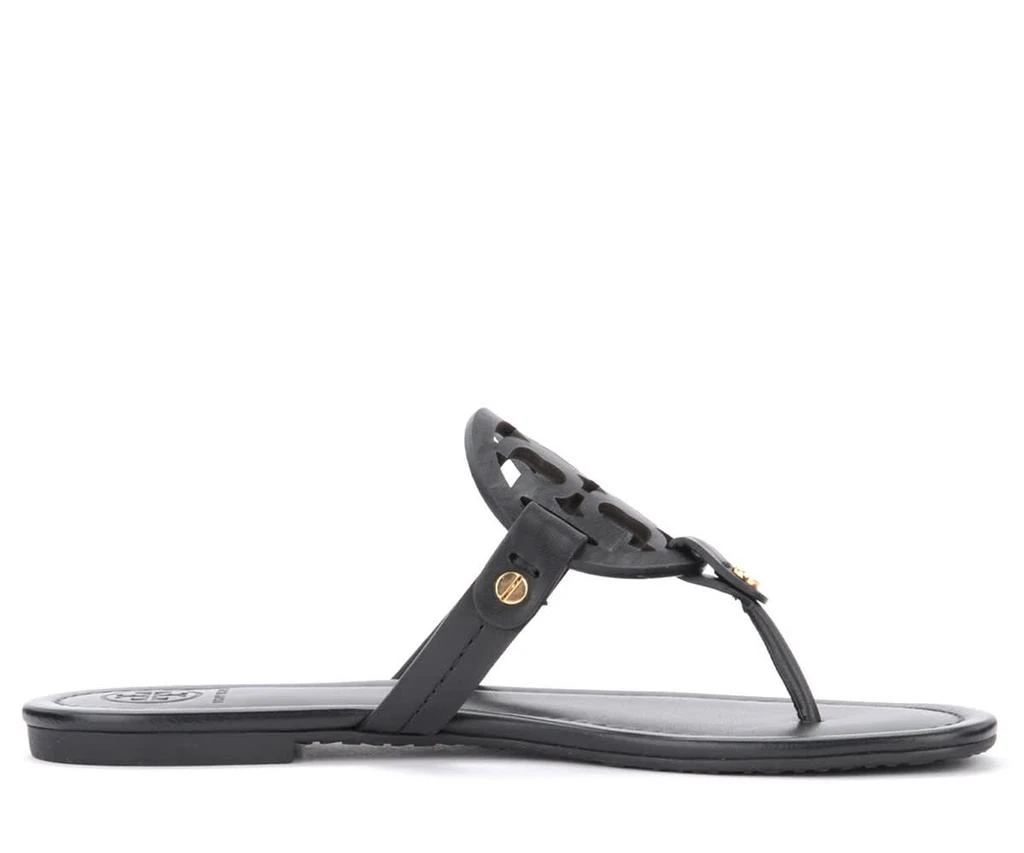 商品Tory Burch|Tory Burch Miller Black Leather Sandal,价格¥1586,第2张图片详细描述