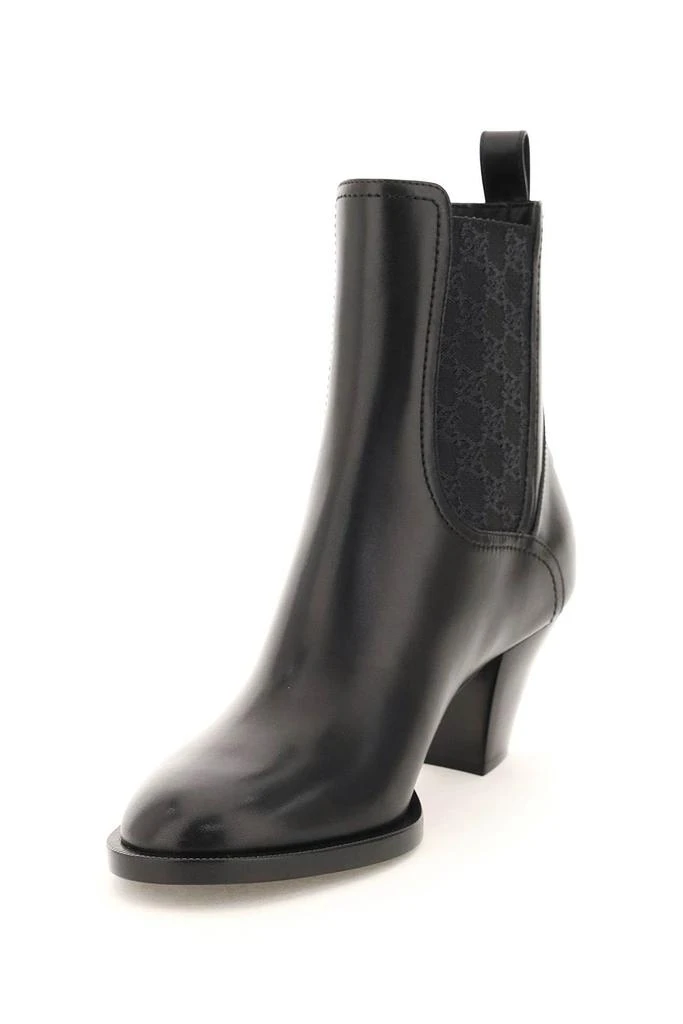 商品Fendi|KARLIGRAPHY LEATHER ANKLE BOOTS,价格¥6576,第4张图片详细描述