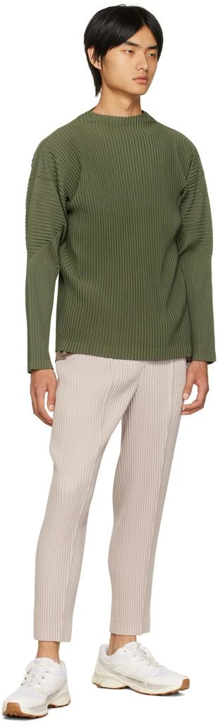 商品Homme Plissé Issey Miyake|绿色 Cargo 长袖 T 恤,价格¥2666,第4张图片详细描述