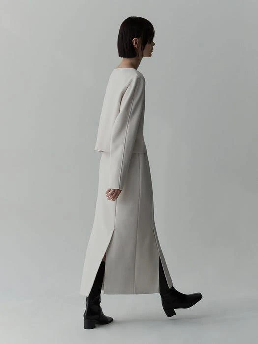 商品RE RHEE|Square Neck Crepe Top,价格¥673,第4张图片详细描述