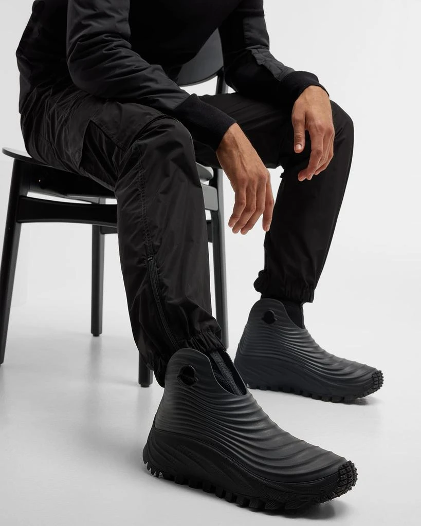 商品Moncler|Men's Acqua High Ribbed Rain Boots,价格¥5880,第2张图片详细描述