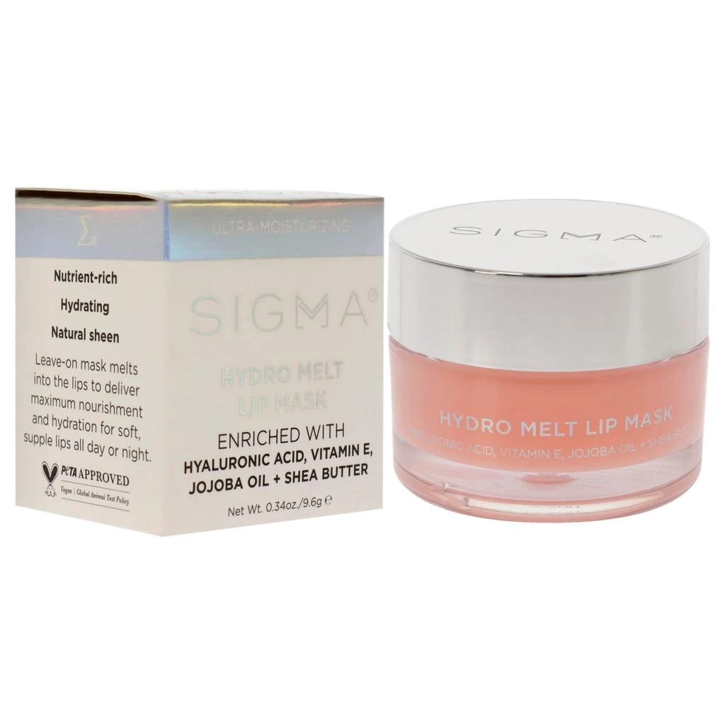 商品Sigma Beauty|Hydro Melt Lip Mask - Hush by SIGMA Beauty for Women - 0.34 oz Lip Oil,价格¥182,第2张图片详细描述