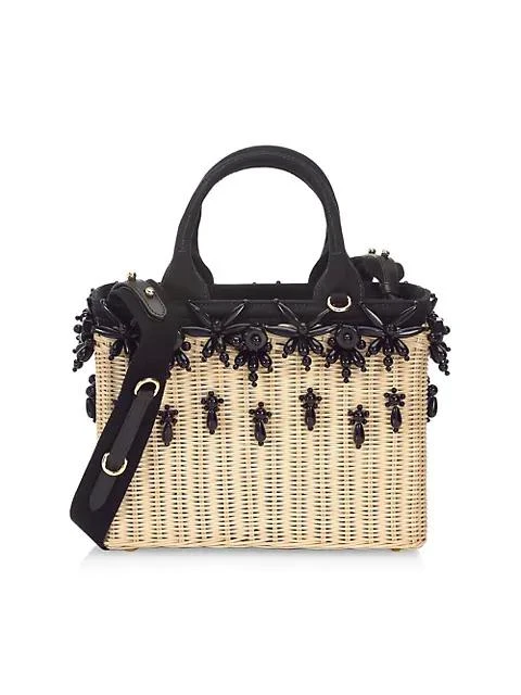 商品Prada|Ricamo Basket Bag,价格¥17536,第1张图片