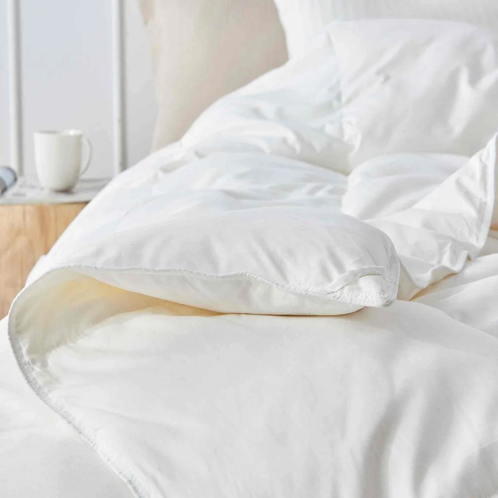商品Puredown|Ultra Soft Fabric All Season Premium Feather Fiber and Microfiber Comforter with 360TC, White,价格¥459,第3张图片详细描述
