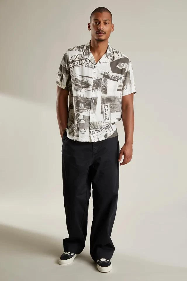 商品Urban Outfitters|UO Dive Bar Print Camp Shirt,价格¥189,第3张图片详细描述