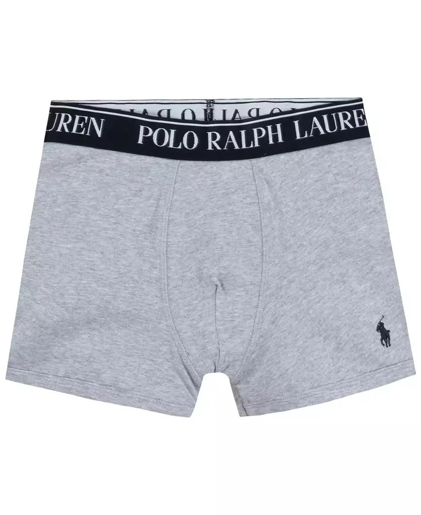 商品Ralph Lauren|Big Boys Cotton Stretch Boxer Briefs 3-Pack,价格¥180,第4张图片详细描述