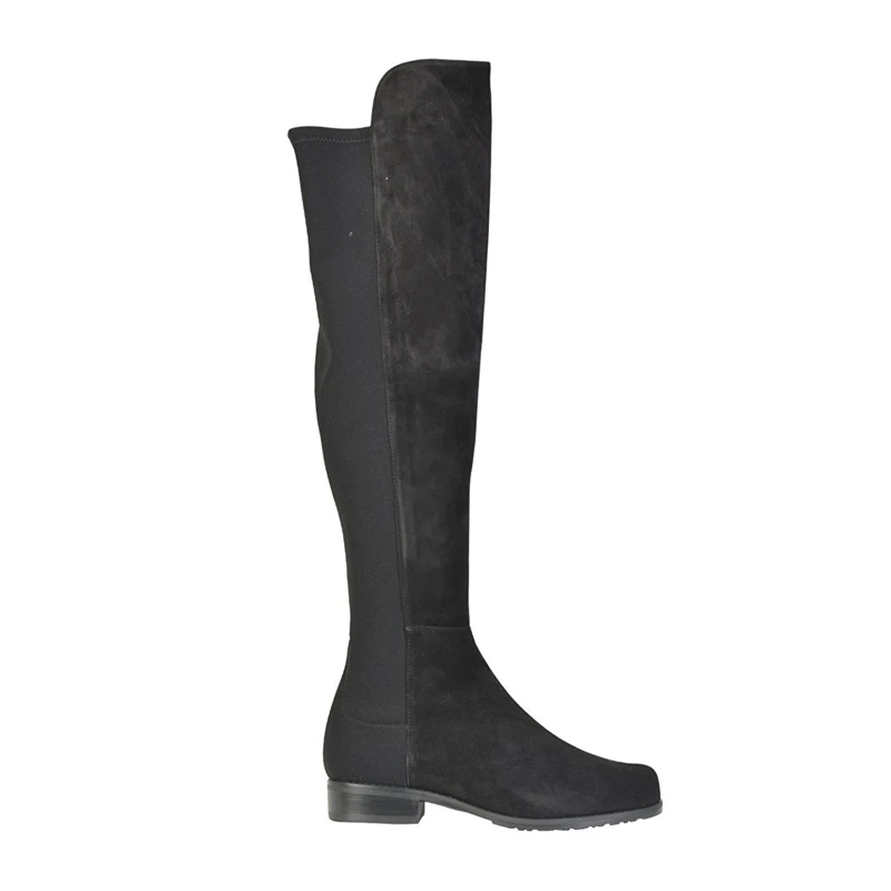 商品[国内直发] Stuart Weitzman|Stuart Weitzman 女黑色皮质靴子 5050-SUEDE-BLACK,价格¥3451,第1张图片