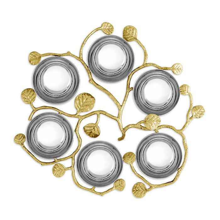 商品Michael Aram|Botanical Leaf Gold Seder Plate,价格¥1682,第3张图片详细描述