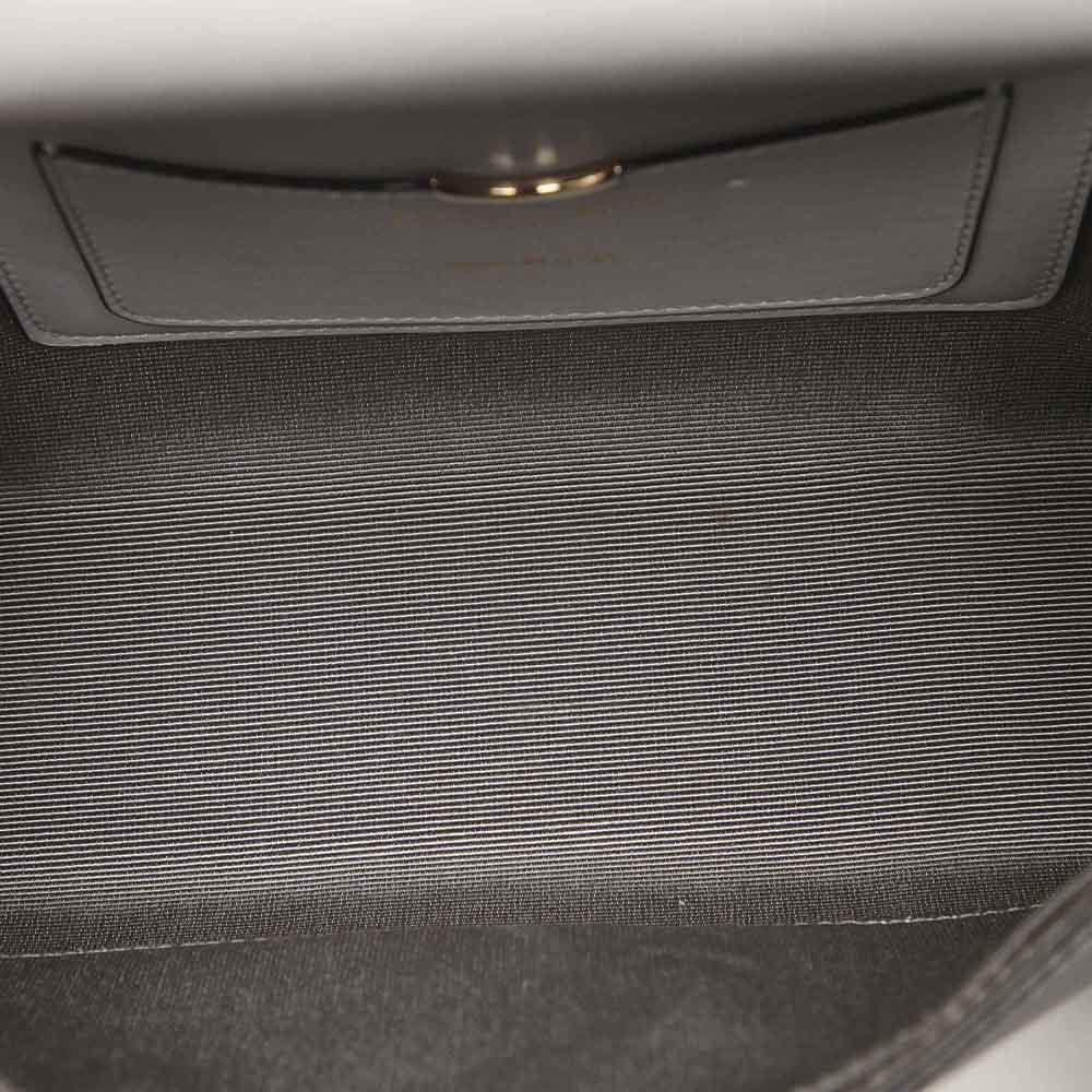 Dior Black/Grey Diorever Squad Leather Satchel商品第5张图片规格展示
