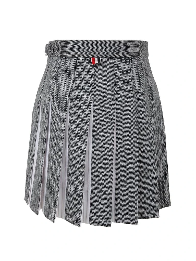 商品Thom Browne|Thom browne women's black other materials skirt,价格¥11685,第2张图片详细描述