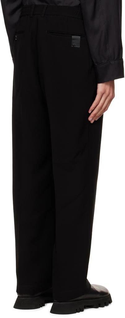 商品n.hoolywood|Black Tapered Easy Trousers,价格¥1775,第3张图片详细描述
