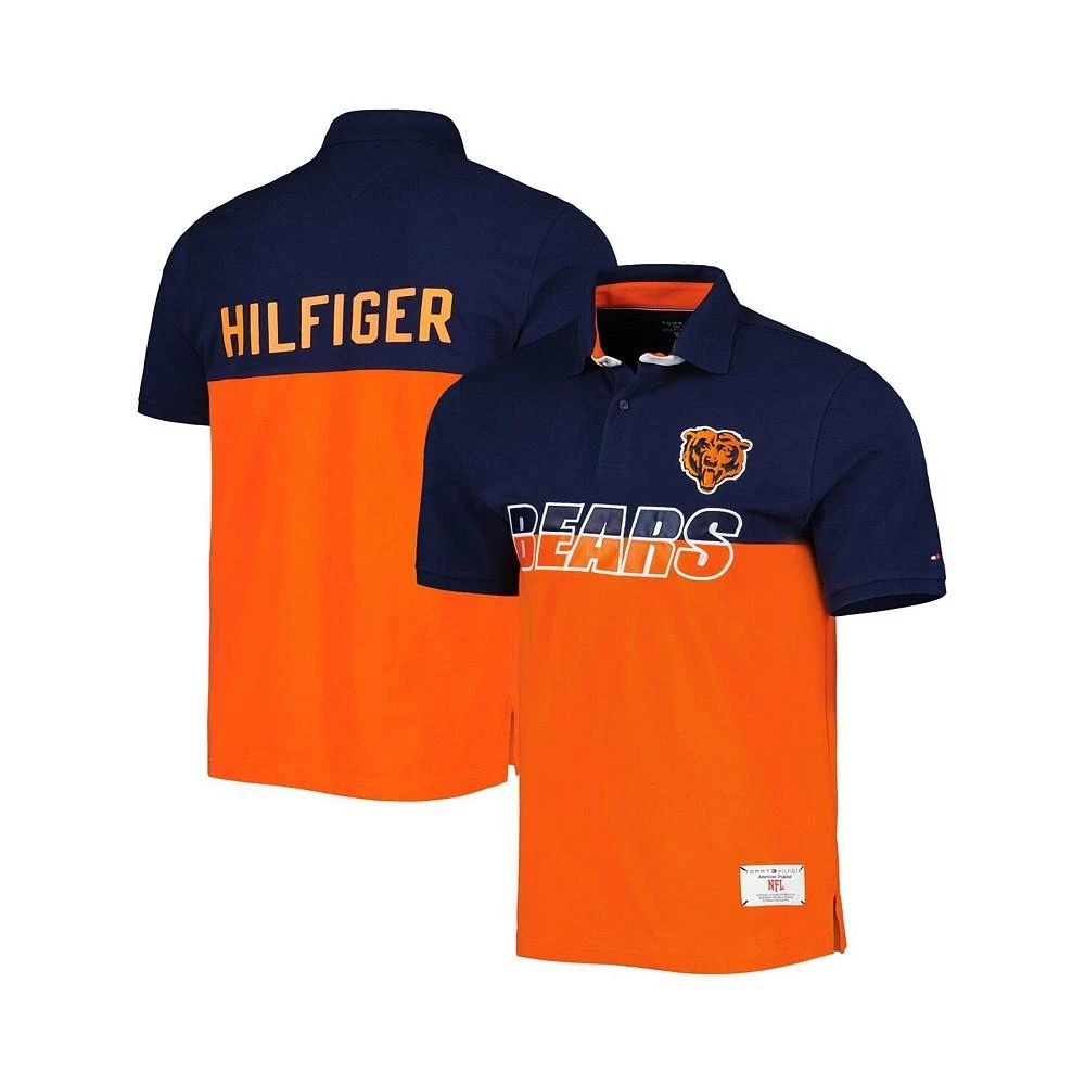 商品Tommy Hilfiger|Men's Orange, Navy Chicago Bears Color Block Polo Shirt,价格¥420,第1张图片