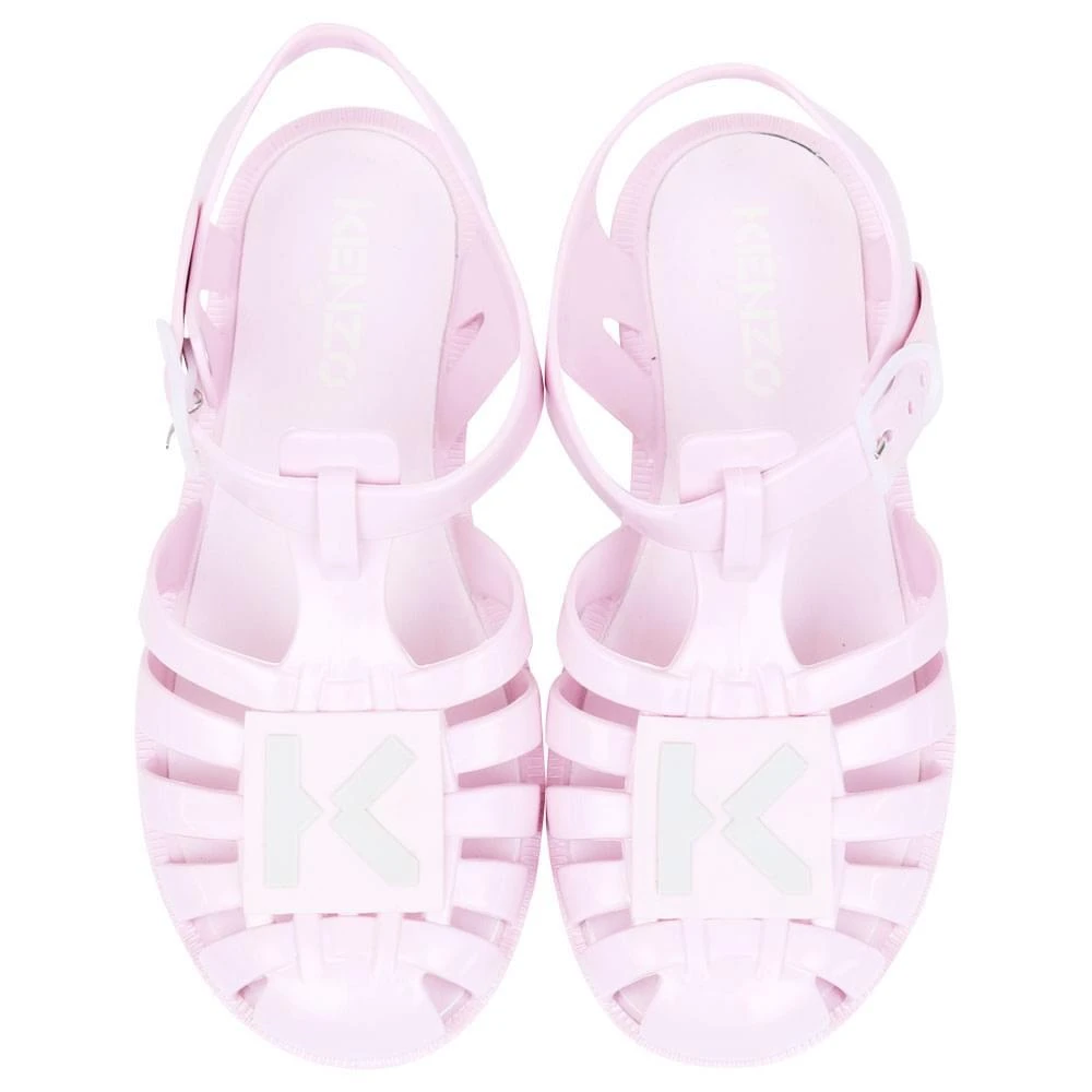 商品Kenzo|Pink Logo Jelly Sandals,价格¥233,第4张图片详细描述