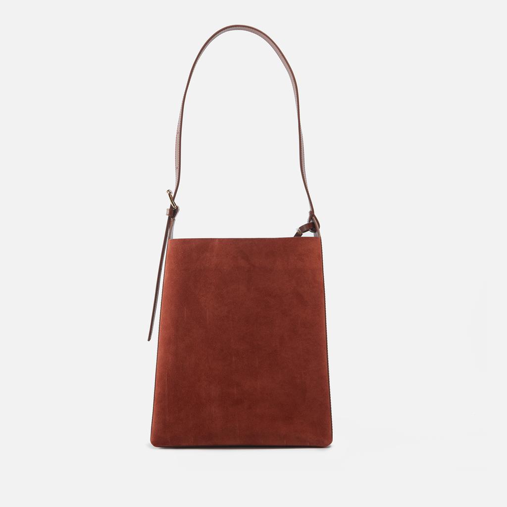 A.P.C. Virginie Suede and Leather Tote Bag商品第1张图片规格展示