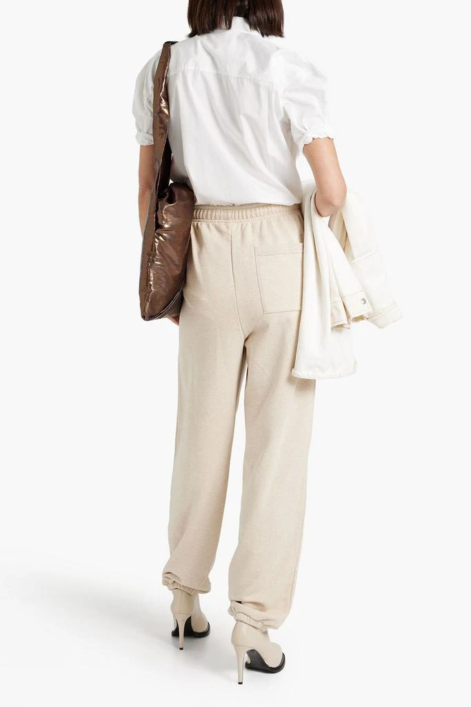 商品Acne Studios|Appliquéd French cotton-terry track pants,价格¥1055,第3张图片详细描述