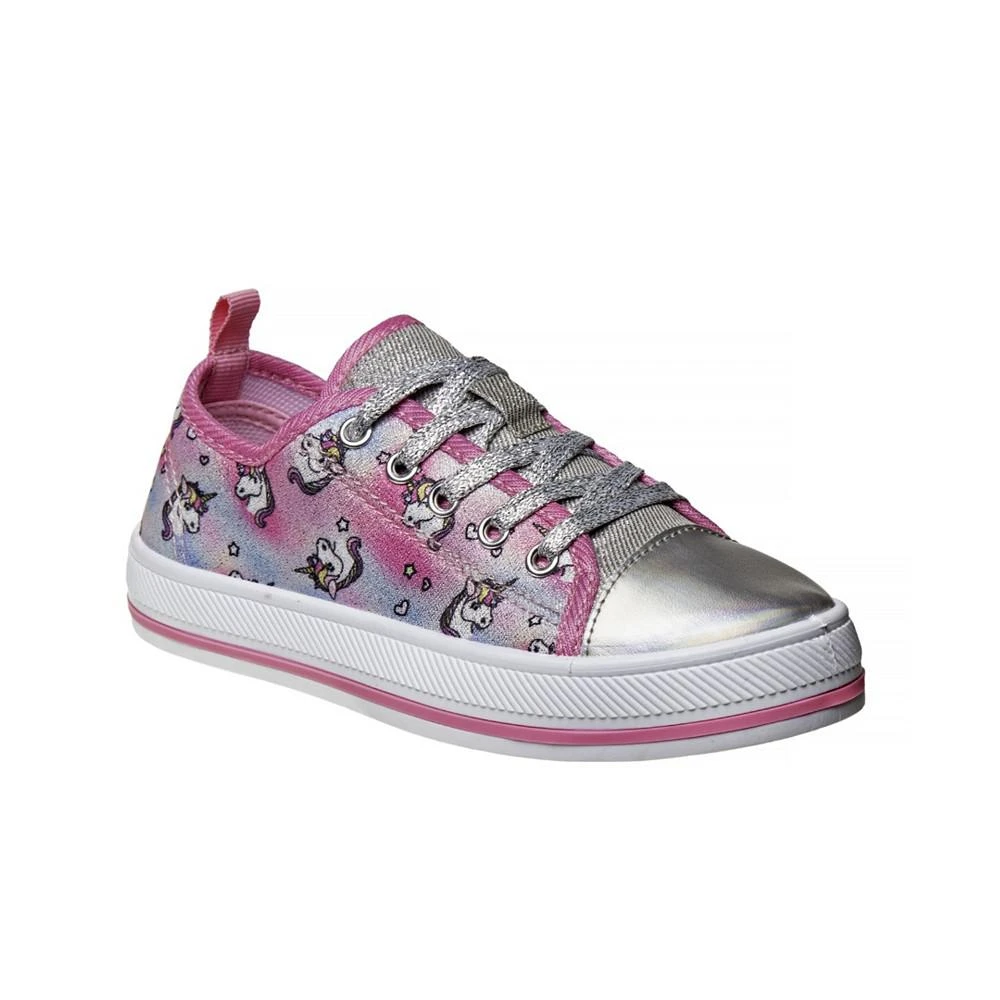 商品Kensie|Little Girls Pink Unicorn Canvas Sneakers,价格¥224,第1张图片