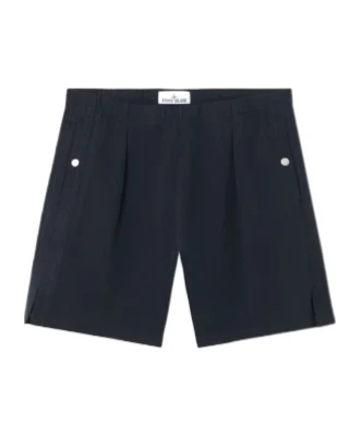 商品【商品预售7天发货】 Stone Island|Stone Island 男士短裤 K1S156200006S00X5V0020 蓝色,价格¥1849,第2张图片详细描述