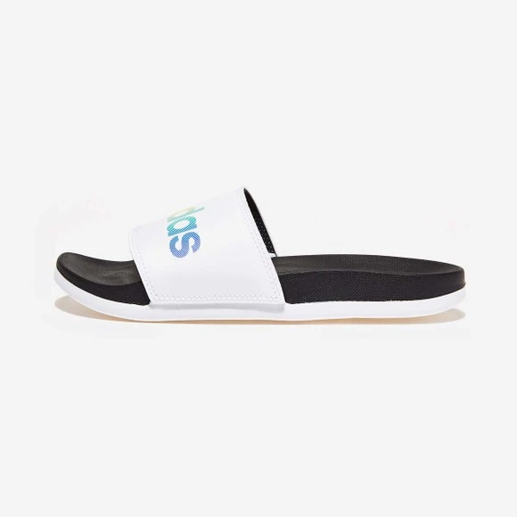 商品Adidas|【韩国直邮|包邮包税】阿迪达斯 ADILETTE COMFORT  凉鞋 沙滩鞋 拖鞋  H02488 CBLACK/FTWWHT/CBLACK,价格¥245,第1张图片