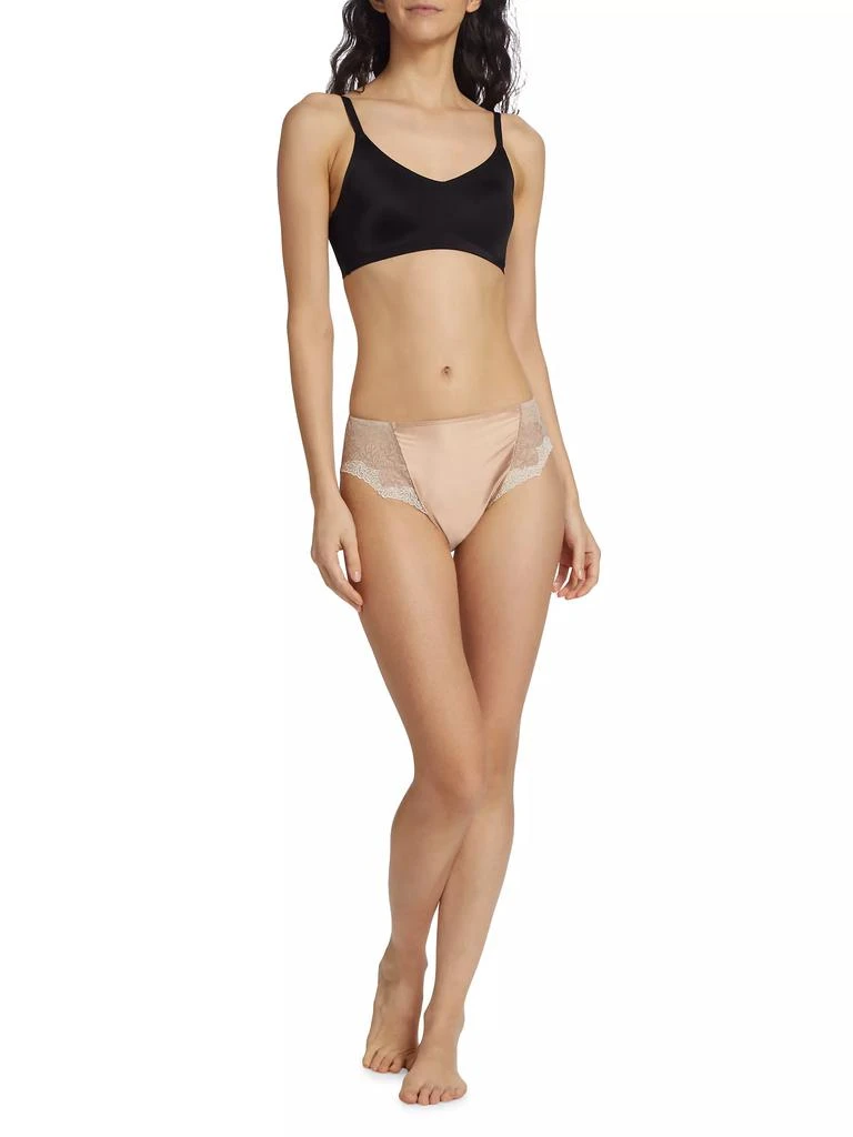 商品Wacoal|Side Note Floral Lace Full-Coverage Briefs,价格¥96,第2张图片详细描述