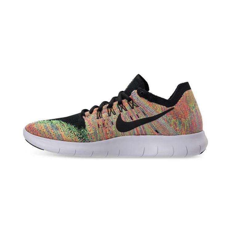 商品NIKE|Men's Free Run Flyknit 2017 Running Sneakers from Finish Line,价格¥510,第4张图片详细描述