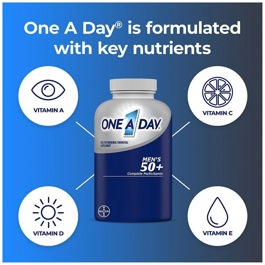 商品One A Day|Mens 50+ Multivitamin,价格¥226,第2张图片详细描述