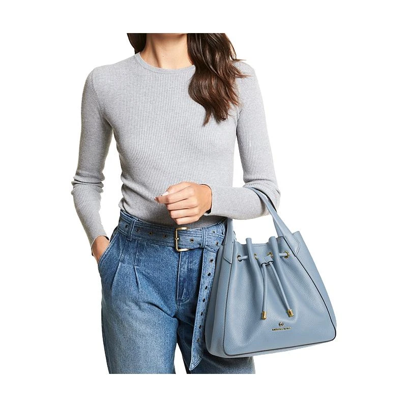 商品[国内直发] Michael Kors|MK 女包 迈克尔·科尔斯 MICHAEL KORS PHOEBE系列女士手提包托特包 30H1G8PT3L PALE BLUE 淡蓝色 常规,价格¥1773,第5张图片详细描述