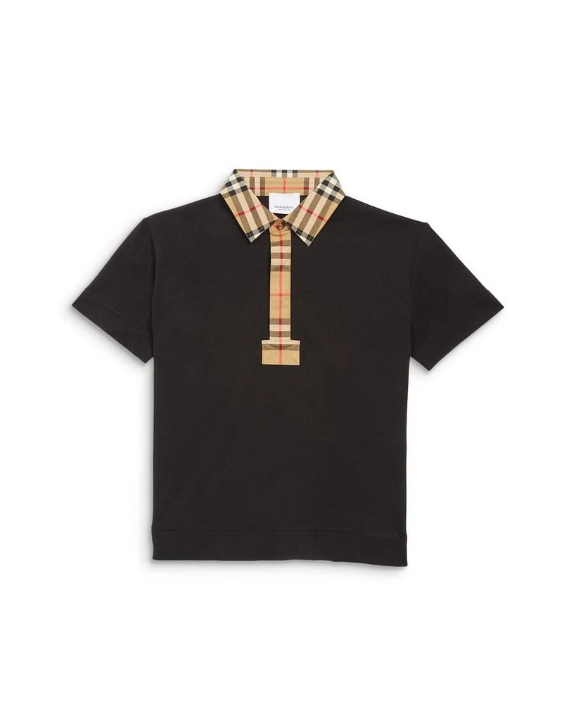 商品Burberry|Boys' Johane Piqué Polo Shirt - Little Kid, Big Kid,价格¥1155,第1张图片