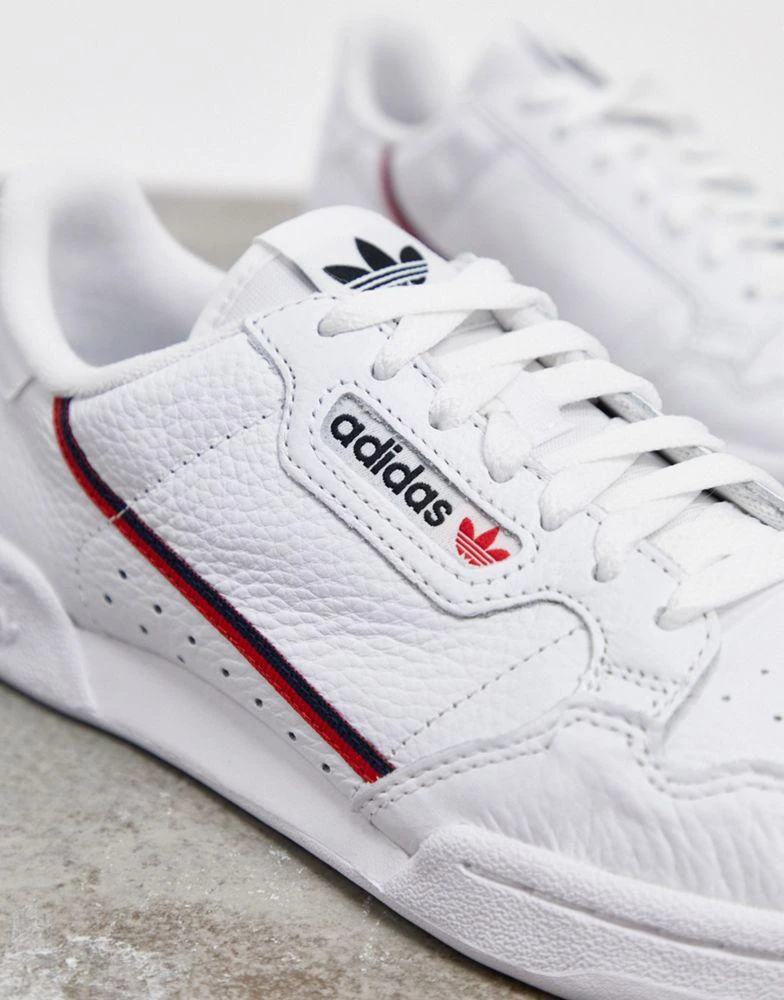 商品Adidas|adidas Originals Continental 80 trainers in white and red,价格¥844,第2张图片详细描述