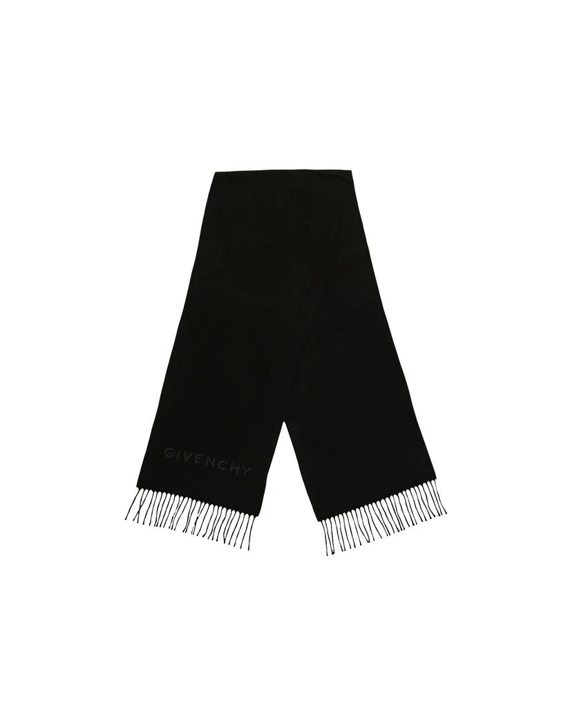 商品Givenchy|Embroidered Fringe Wool Scarf,价格¥1122,第2张图片详细描述