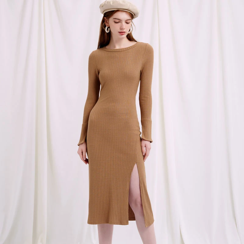 Estella针织连衣裙 - 驼色 | Estella Knit Dress - Camel 商品