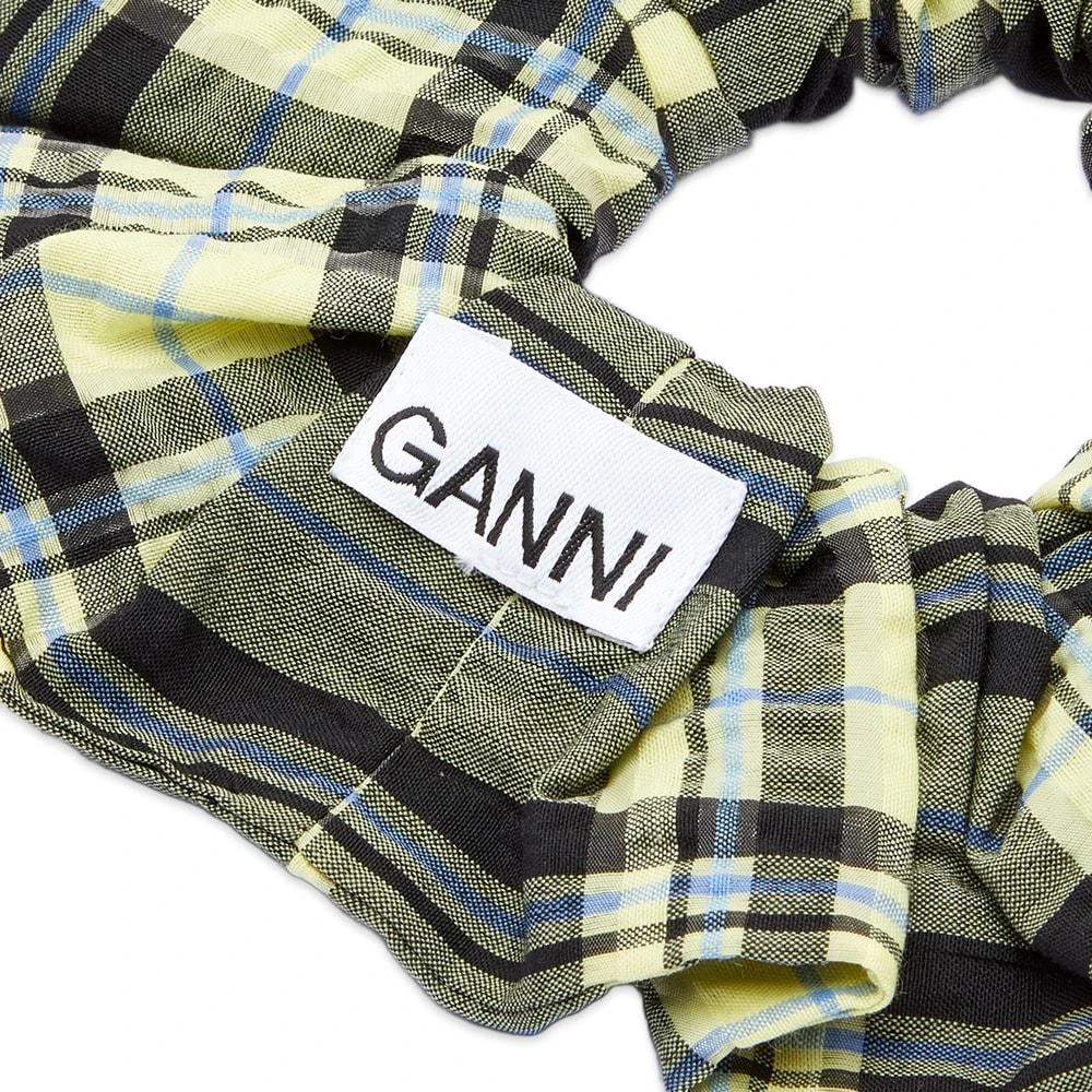 商品Ganni|GANNI Seersucker Check Scrunchie,价格¥153,第2张图片详细描述