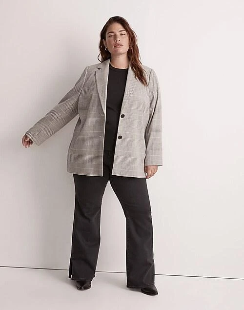 商品Madewell|The Plus Dorset Blazer in Galloway Plaid,价格¥517,第1张图片