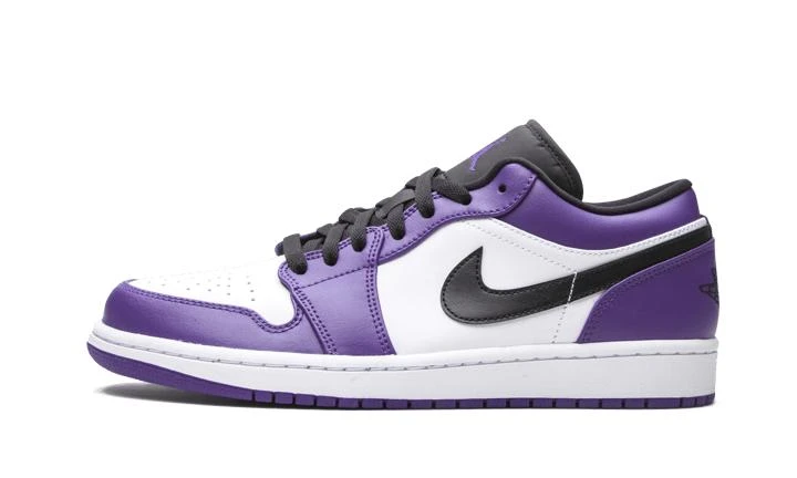 商品Jordan|Air Jordan 1 Low "Court Purple" 紫脚趾 AJ1,价格¥1927-¥3831,第1张图片