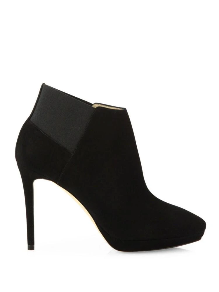 商品Jimmy Choo|Talula 100 Suede & Elastic Booties,价格¥2923,第5张图片详细描述