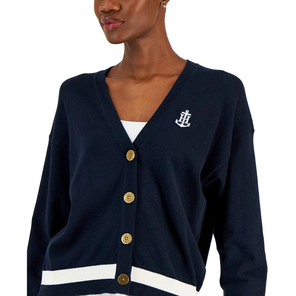 商品Tommy Hilfiger|Women's Anchor Patch Cardigan,价格¥402,第3张图片详细描述